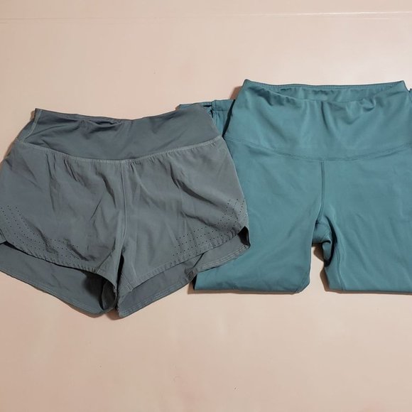 Altar'd State Denim - Altar'd State Revival Athletic Leggings and shorts Size Small / Medium Lace up
